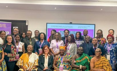 Attendees and speakers at the civil society-led event at the AU Extraordinary Summit